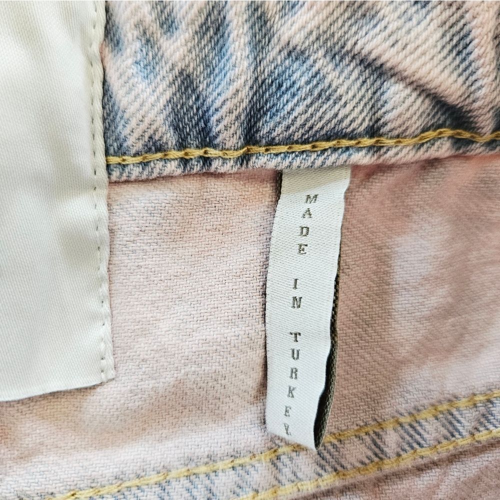Free People x One Teaspoon Jackson Wide Leg Jeans Limited Edition Pink Haze 28 - Picture 10 of 15